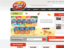 Tablet Screenshot of dan-d-pak.com